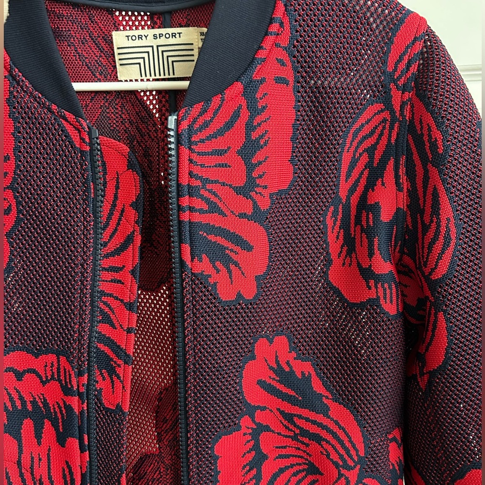 Tory Sport Floral Bomber Jacket - Picture 4 of 5